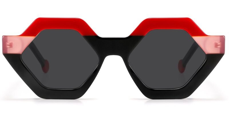 Optinao Chromatica – Lunettes de soleil géométriques polarisées (acétate)